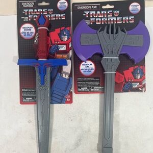 Transformers Energon Sword Roleplay & Energy Axe Roleplay Lot of 2!